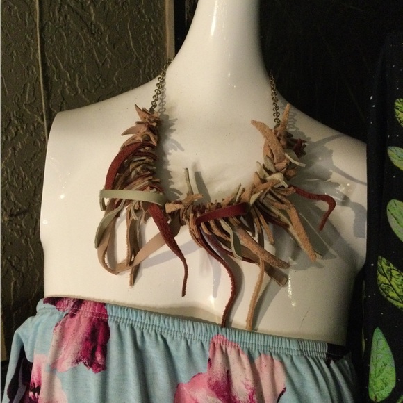 Jewelry - COPY - Italian leather handmade necklace from Italy